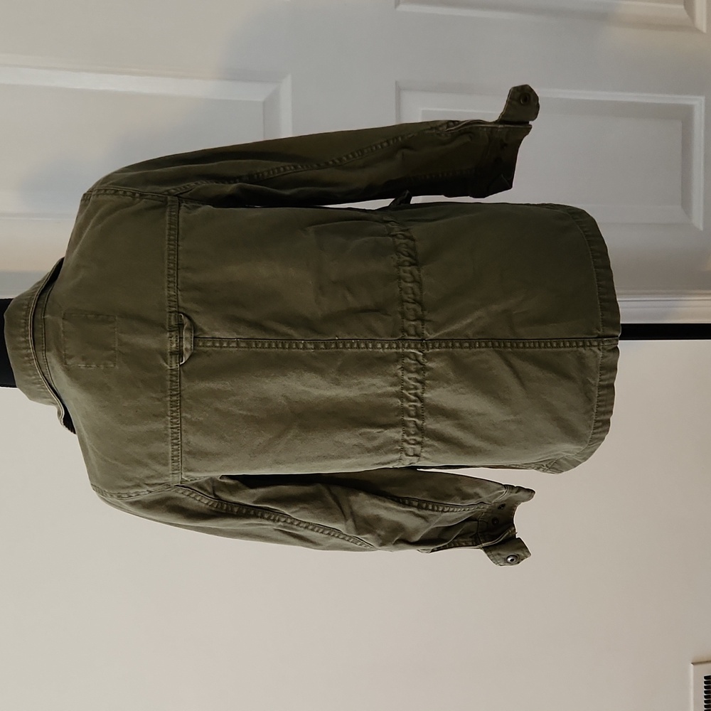 Madewell Khaki Utility Military Dispatch Cargo Green Jacket Size XXS - Picture 15 of 16